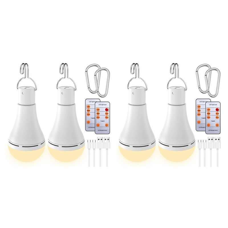 Power Outage Light - B03C-Bombilla LED Recargable por USB con