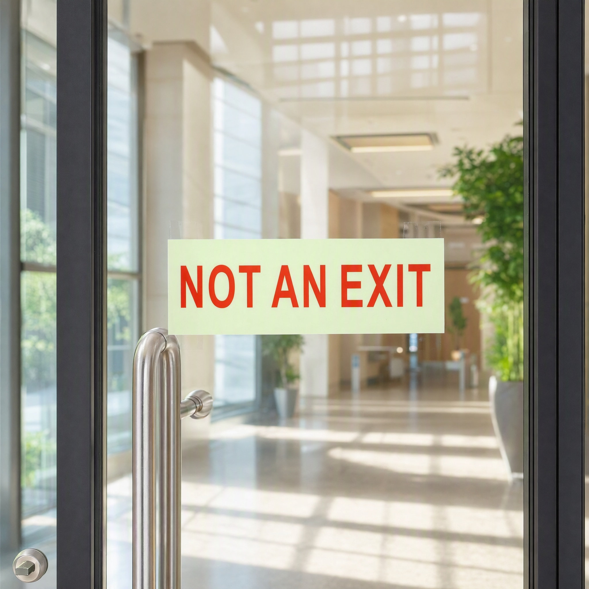 Emergency Exit Sign - 2 unidades de letreros luminosos para