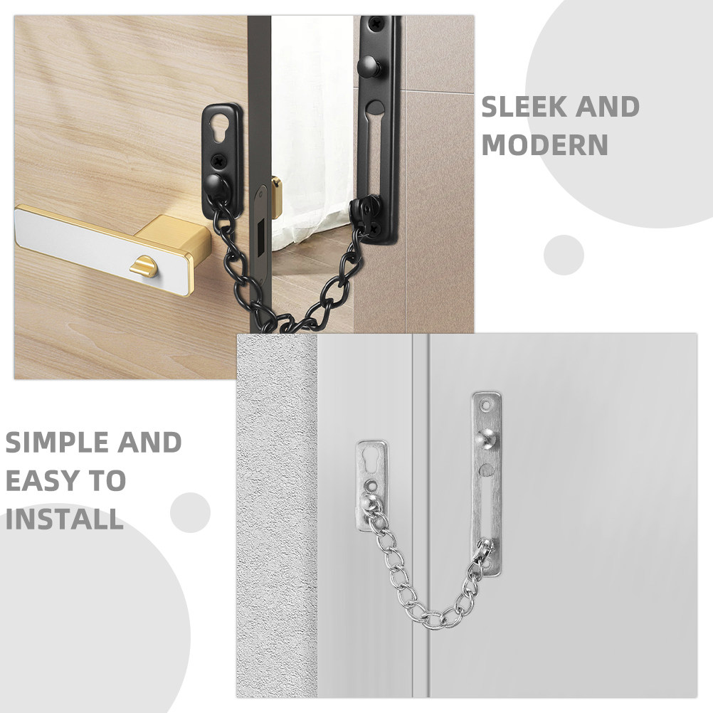 2 unidades de cerraduras de ca - Security Chain Door reseña y precio