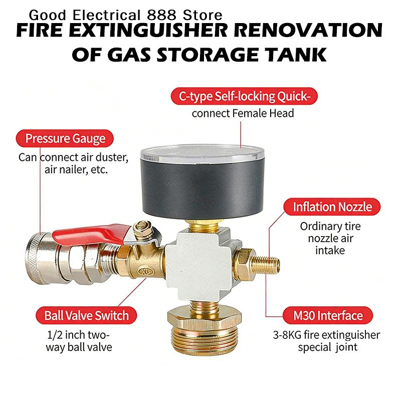 Adaptador de Presión para Tanq - Fire Extinguisher Small reseña y precio