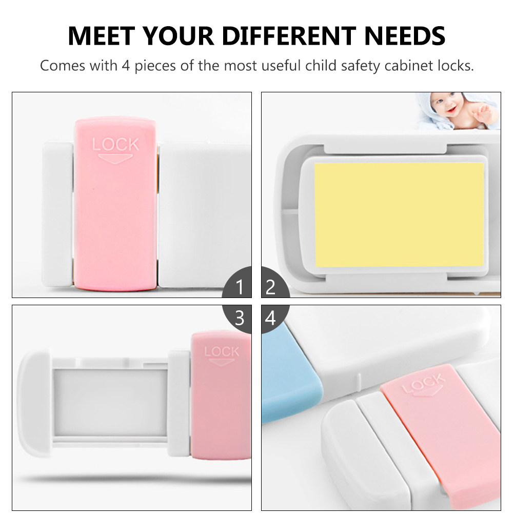 4 unidades de cerraduras para  - Medicine Cabinet Lock reseña y precio